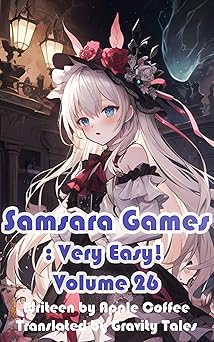 The cover for volume 26 of the harem light novel "Samsara Games: Easy Easy!" sold on Amazon